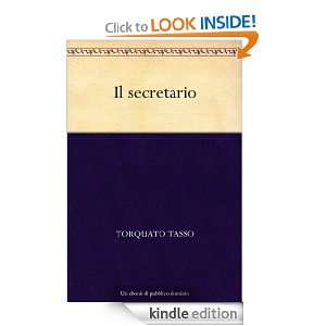Il secretario (Italian Edition) Torquato Tasso  Kindle 