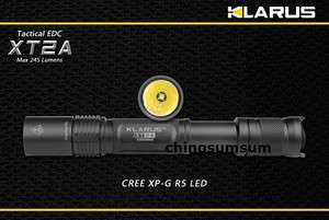 Klarus XT2A CREE XP G R5 LED Tactical EDC Flashlight AA  