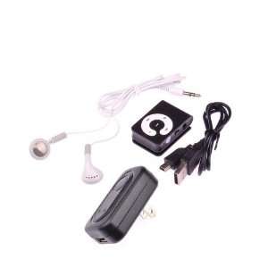  Mini Clip  Player Support TF / SD Card Black Best Gift 