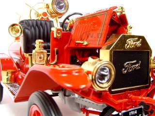 1914 FORD MODEL T FIRE ENGINE 1:18 SCALE DIECAST MODEL  