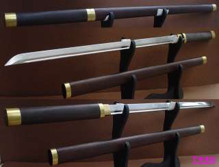 HuaLee Wood Saya Cut Bamboo Edge HandMade Japanese Ninja Sword  