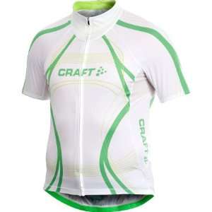   Tour Jersey   Short Sleeve   Mens White/Craft Green/Scream, XL