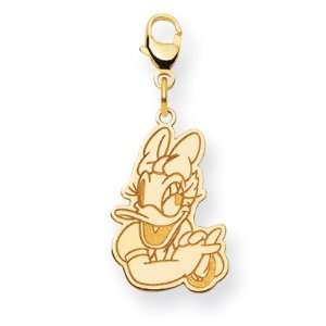  14k Disney Daisy Duck Lobster Clasp Charm Jewelry