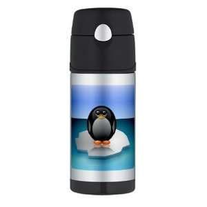    Thermos Travel Water Bottle Cute Baby Penguin: Everything Else