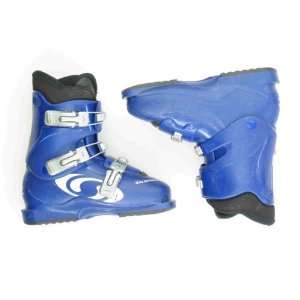  Salomon Performa T3 Blue Teen Used Ski Boots Size Sports 