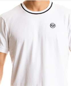 Armani Exchange Stopper Detail Muscle Crew Shirt White NWT  