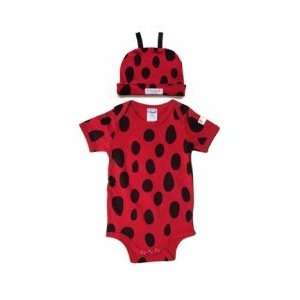  NOO Wear Lady Bug Two Piece Set Size 6 9 Months Baby