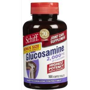 Schiff Glucosamine 2,000 mg Tablets Health & Personal 