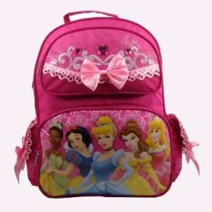  Disney Princess Large 16 Backpack Featuring Tiana, Snow 