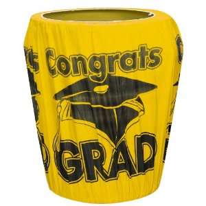   Congrats Grad Graduation Trash Can Cover Party Supplies: Toys & Games
