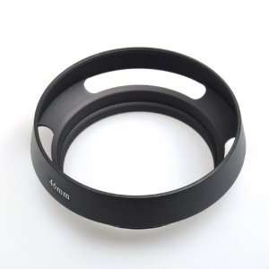   46mm Metal Vented Screw in Lens Hood for All 46mm Filter Size Lens