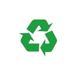  Recycling Symbol 2 pack GREEN 4.5   vinyl cut out DECAL 