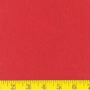  50 Wide 2 x 1 Rib Knit Classic Red Fabric By The Yard 