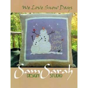  We Love Snow Days   Cross Stitch Pattern: Arts, Crafts 