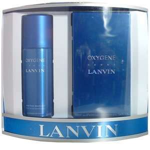 Lanvin Oxygene Homme Gift Set With Deodorant 3.3oz Eau De Toilette 