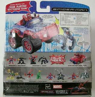 NEW Hasbro Spider man 3 SUPER HERO SQUAD BATTLE TRUCK WITH FIGURE 