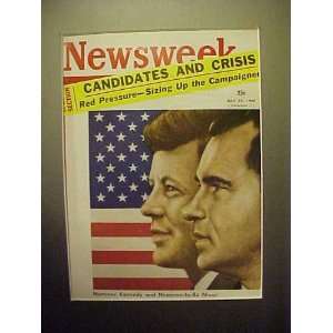  John F. Kennedy & Richard Nixon July 25, 1960 Newsweek 