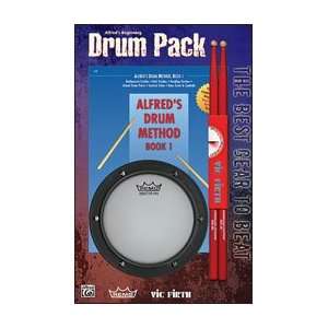  Alfreds Drum Method   Book 1   Bk, Pad, Sticks: Musical 