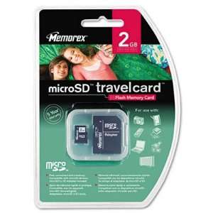  New MicroSD Travel Card 2GB Case Pack 2   511408 