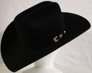 FAMOUS BRAND BLACK 100 X BEAVER COWBOY HAT  
