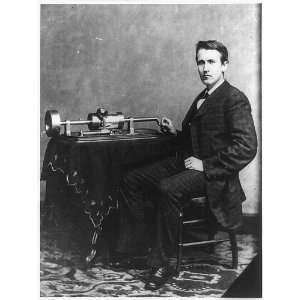  Thomas Alva Edison,phonograph,American inventors 