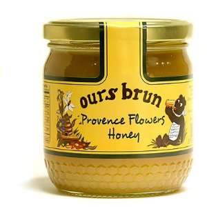 Ours Brun Provence Flowers Pure Honey   NEW LARGER SIZE 16 oz.