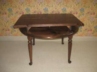   Antiqued Old Tavern Pine 48 Round Extension Thick Top Table 6093