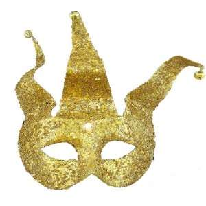  Mask It 71067 Gold Bead/Glitter Half Mask Arts, Crafts 