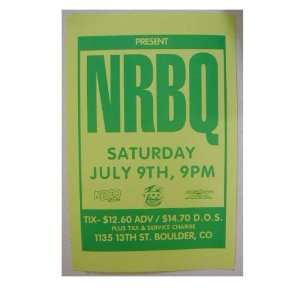  New Rhythm Blues Quartet NRBQ Handbill Poster