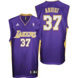 Ron Artest Purple adidas NBA Replica Los Angeles Lakers Jersey:  