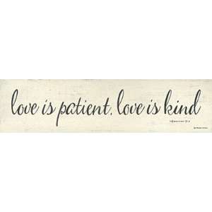   Love is . . . Finest LAMINATED Print Donna Atkins 20x5