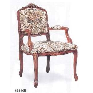   Antique Style Italian Imperial Large Arm Accent Chair