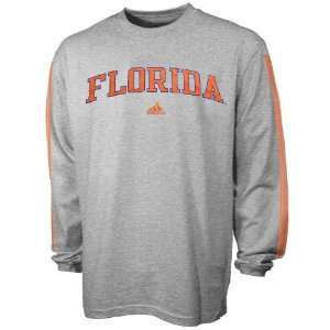  adidas Florida Gators Ash Primary Long Sleeve T shirt 