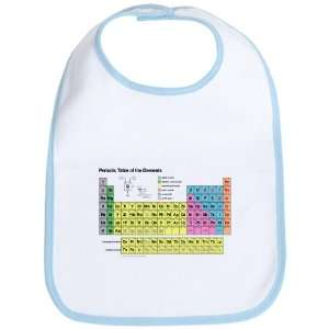    Baby Bib Sky Blue Periodic Table of Elements: Everything Else