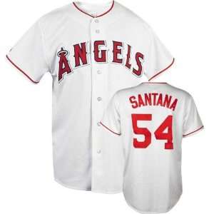  Ervin Santana Majestic MLB Home Replica Los Angeles Angels 