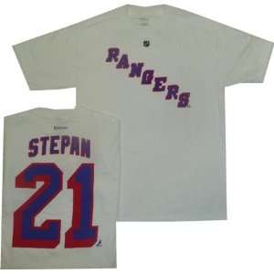  New York Rangers Derek Stepan White T Shirt Sports 