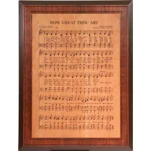    How Great Thou Art, Musical Inspiration   Carved: Home & Kitchen