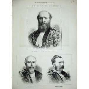  1879 Lord Mayor London Truscott Woolloton Bayley