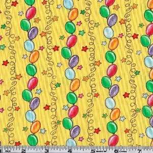  45 Wide Candy Stripes Jelly Bean Stripe Yellow Fabric By 