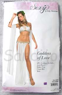 Womens 4 Pc GODDESS OF LOVE Costume Sizes XS to M/L  