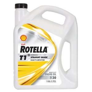  Shell Rotella 550019857 T1 30 Motor Oil   1 Gallon, (Pack 