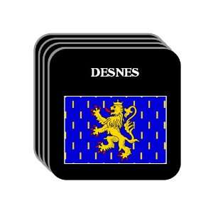  Franche Comte   DESNES Set of 4 Mini Mousepad Coasters 