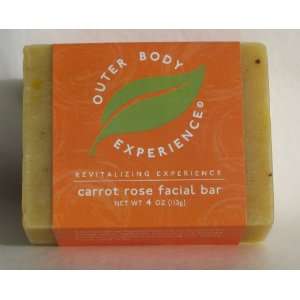  Carrot Rose Facial Bar   Natural Soap: Beauty