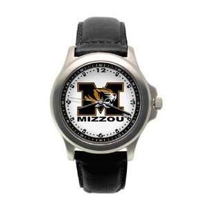 Missouri Tigers Mens Rookie League Leather Strap Watch  