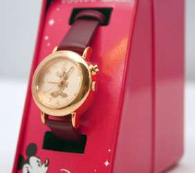 NEW & BOXED Disney MICKEY Collection Gold Watch MU0668  