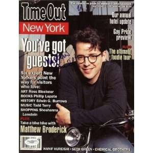 Matthew Broderick Signed 1999 New York Magazine Jsa:  