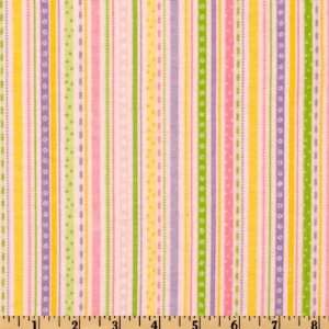  43 Wide Bitty Baby Flannel Stripes Pink Fabric By The 