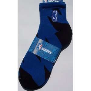  NBA Logoman Royal/Black Attack Promo Socks Size Large 8 13 