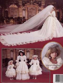 Princess Diana & Her Bridesmaids Paradise 47 Barbie Doll Crochet 