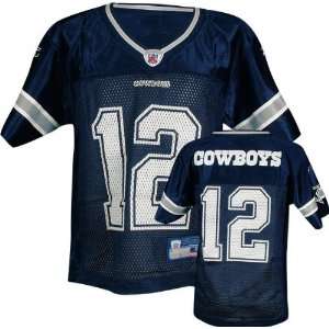  Dallas Cowboys Home Toddler #12 NFL Jersey: Sports 